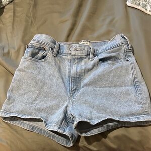 Abercrombie & Fitch Light Blue Jean Shorts